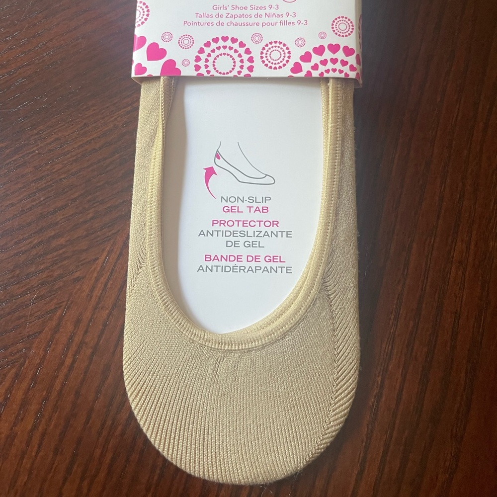 Liner Socks/Ultra Low Cut w/Gel Tab/Girls/Medium/Shoe 9-3